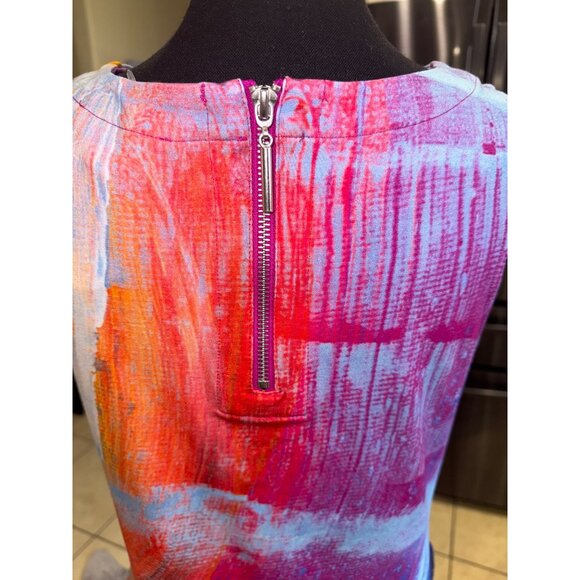 New Claire Desjardins Multi-Color S/P Bamboo Dress  Wrinkle Free Travel Office - Picture 10 of 11